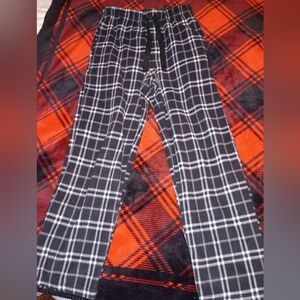 Black and White Plaid Pants